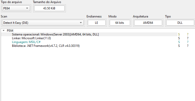 PE metadata